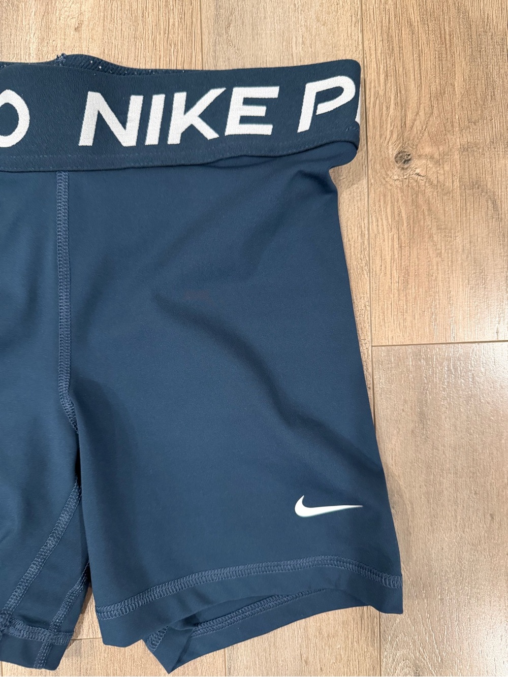 Nike Pro Blue Compression Shorts - Picture 3 of 6